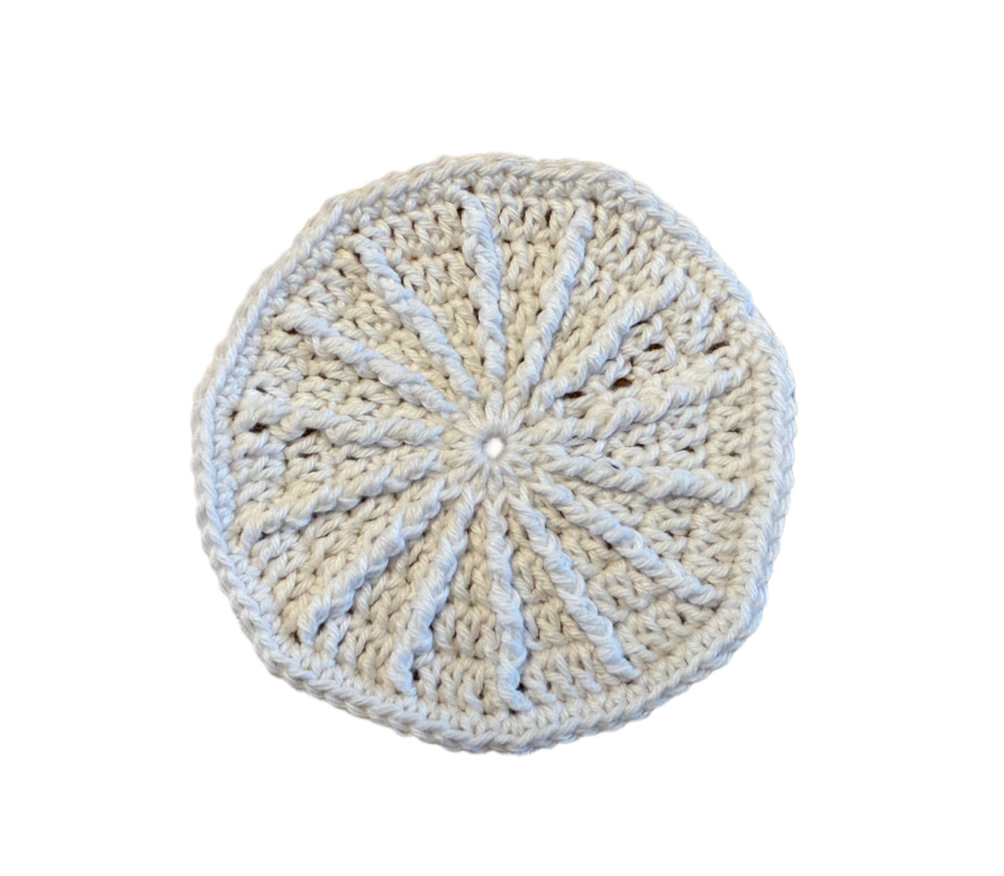Round crochet resuseable makeup remover pad or scrubbiesXL